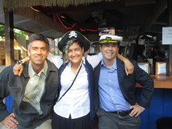 froggyphevoli:  My two favorite professors and I at the (nautical-themed) 2014 journalism banquet for Cal Poly, San Luis Obispo. Fun story about this pictureâ€¦ I told these two that they needed to take a picture with me â€œbecause itâ€™s the banquet,