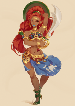 lulles: Urbosa, for this month’s patreon poll! &lt;3