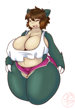 therealfunk:  potatoartyard:  Idk…random Snorlax girl. I tried adding hair to a pokemon, and it’s…it’s something new for me tbh this was done a looooong time ago but I got kinda lazy to post, sorry ;;  adding hair to pokemon is always gonna be