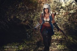 sexycosplaygirlsuk:  Cosplayer: Jessica Nigri Fan Page Character: Connor Kenway From: Assassin’s Creed 3 Photographer: Larry Alan Photography http://on.fb.me/UYw6tL 