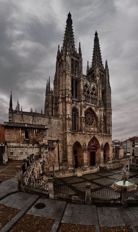 mynocturnality:    The Cathedral of Saint Mary of Burgos is a Catholic church dedicated to the Virgin Mary located in the historical center of the Spanish city of Burgos.  