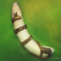 reincarnatedx:lustt-and-luxury:boredpanda:Artist Transforms Bananas Into Works Of Art so mind blowing to see how talented people are 😍  My new favorite thing is banana art