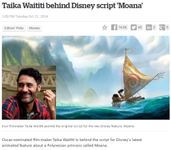 thesugarquills:  elenei:  elenei:  GOD IS REAL (x)  I know tumblr is upset about breadmachine crabsnacks rumoured to be playing doctor strange, BUT can we focus over here on the fact that taika waititi, a māori of te whānau-ā-apanui descent is directing