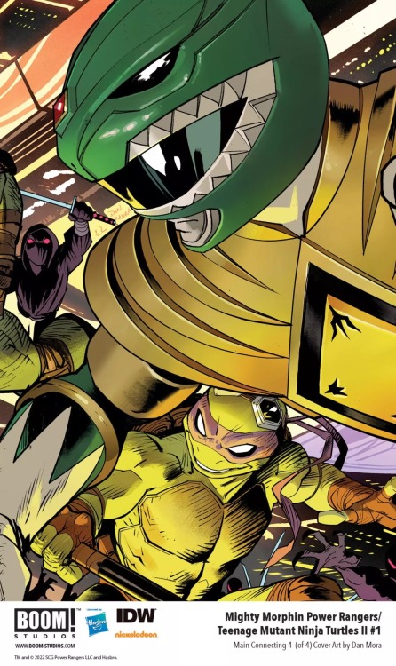 artverso:Dan Mora - Mighty Morphin Power Rangers &amp; Teenage Mutant Ninja Turtles 