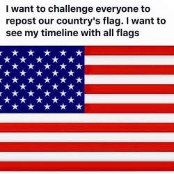 gil201chav:  bethrogers: olddood:  macks-posts:  usa1776:  I repost every Old Glory I see!  Consider this flag reposted…   Ain’t skeerd.    USA!   God bless America