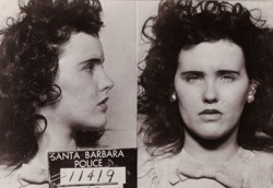 vintagesnapshot: Elizabeth Short, aka the Black Dahlia, arrested on September 23, 1943 for underage drinking. 