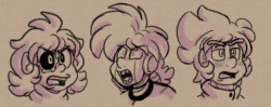 angry faces are fun to draw