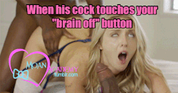 sissyboy2k15:  Love when his superior cock hits that button and I become a brain dead sissy bimbo