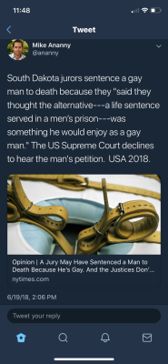 le-fin-absolue-du-monde: gaycism: I can’t fucking believe my eyes. A man is being sentenced to death because he’s gay and a lifetime in prison would be something he would enjoy. This is sickening. Everyone should know about this.   During deliberations,