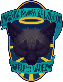 fenrisandrockythevallhunds:  maythefoxbewithyou:  I’m gonna cry- this is just so good. I wanna put it on a Tshirt- I wanna paint it on the walls. Thank you.  I found out about Vader early this morning, and am beyond heartsick for this family. Some crazy