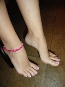 feetblogz:  cutestinkyfeet:  Cute and stinky feet http://cutestinkyfeet.tumblr.com/  girly feet series 