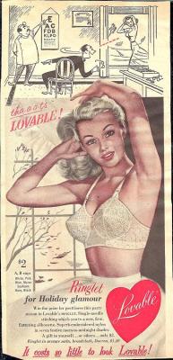 vintagebounty:  Lovable “Ringlet” 1952 Vintage Advertisement Original Photoplay Magazine Print “For Holiday Glamour” Original available: https://www.etsy.com/listing/117597604/lovable-ringlet-1952-vintage 