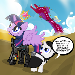 pixelkitties:  Princess Twilight Muad’Dib by *PixelKitties Fans!  Bronies!  Hear me!  You must not fear. Fear is the mind-killer. Fear is the little-death that brings total obliteration. You must face your fear. You must permit it to pass over and