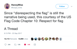 yellowjuice:The next time someone tries to argue with you about “disrespecting the flag/troops by kneeling” show them this.