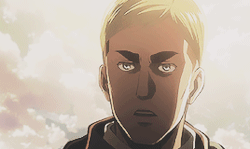 ackersoul: » Shingeki no Kyojin • one gifset per character « Erwin Smith「   エルヴィン・スミス   」“If you begin to regret, you’ll dull your future decisions and let others make your choices for you. All that’s left for you then
