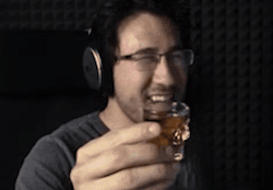tinyblogtim:  How to Sip Whiskey, a guide by Markiplier: 1) Pick one: Little head shake of resolve, or longing gaze of regret2) Sip delicately (optional: raise pinky)3) Condense entire face into singularity centered at the nose4) Turn away, express regret