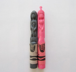 hqtran:  Marceline and Princess Bubblegum crayons. Buy them here. 