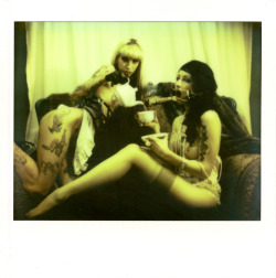  Kat Kalashnikov and Rant. LA. 2013. Polaroid 1452.  (Styled by Julie) 
