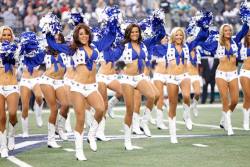 kickoffcoverage:  - DID YOU KNOW? -In 1972, the Dallas Cowboys were the first NFL team to hire a professional cheerleading squad.