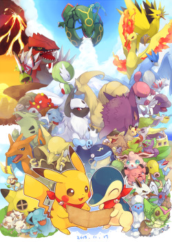 mattmurloc:  gourgeist:  Pokémon Mystery Dungeon 10th Anniversary by 4_deko  How did Pokemon mystery dungeon come out a decade ago what 