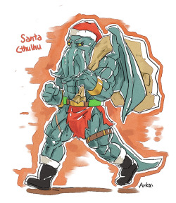 arkalpha:  Santa Cthulhu is here! 
