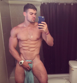 sprinkledpeen:  Spanish fitness model Cristian Romero has always teased us with his bulge photos on Instagram. We don’t have to wonder anymore as his early nude modeling pics have surfaced.Click here to see more posts on Cristian.The other naked model