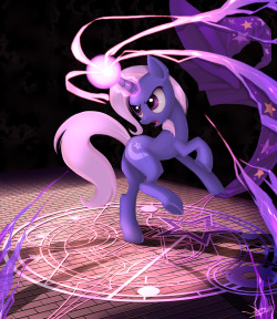 equestrian-pony-blog:  The Great and Powerful Trixie … by ponyKillerX   &lt;3
