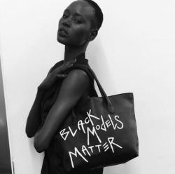 darkskyn:  Dark skin model of the week Model:  Ajak Deng Born:  December 7th, 1989 in Sudan      Born in Sudan and fleeing to Kenya in 2003 with her mother, father and siblings because of the Sudanese Civil war. In  a refugee camp in Kenya her
