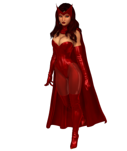petercottonster:  So, one of the things that’s bugged me about my Scarlet Witch, is that for a half-jew/half-romani girl, she’s really really pasty. I mean, I know the comics themselves have been pretty inconsistent with this fact,* but even so, I