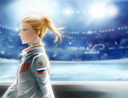 nehart82: At 18, Yuri Plisetsky still has the eyes of a soldier… Happy Birthday, Yuratchka ♡ I want to see you again on the ice rink! ╰☆╮Follow me on Twitter and Instagram╰☆╮╰☆╮Support me and my art on Ko.fi ♡♡╰☆╮ 