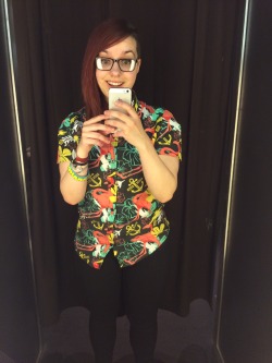 mushroombeast:  The lighting in this changing room makes this shirt look even more obnoxiousðŸ‘Œ