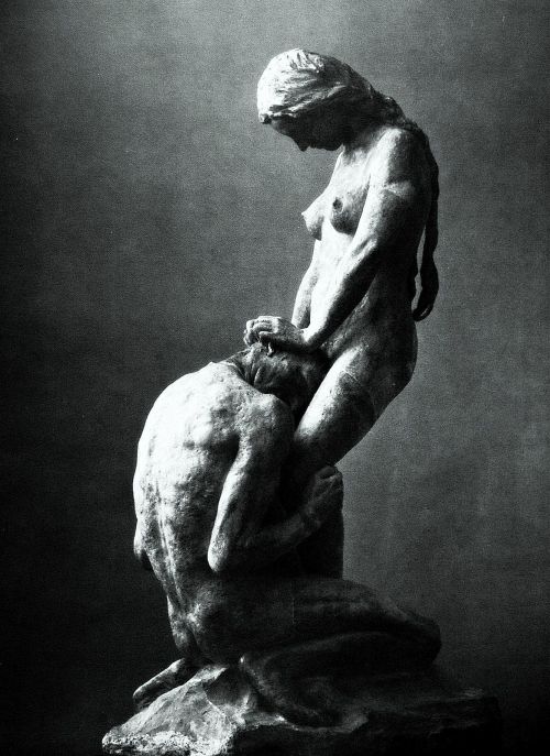 crimsonkismet:Eros and Psyche, Gustav Vigeland (1908)