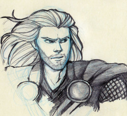 Aaaand now have my terrible attempt at a manly!Thor while I go back to coloring that Jearmin.  *3D maneuvers off of the Bifrost*