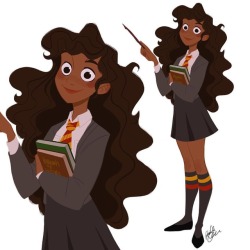 pernilleoe:My version of Hermione Granger to celebrate the 20th anniversary of Harry Potter - can’t believe it’s been that long. #girlsinanimation #drawing #doodle #harrypotter #hermionegranger #jkrowling