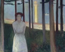 Edvard Munch (Løten 1863 - Oslo 1944), Summer night&rsquo;s dream (The Voice), 1893, oil on canvas, 88 x 108 cm; Museum of Fine Arts, Boston