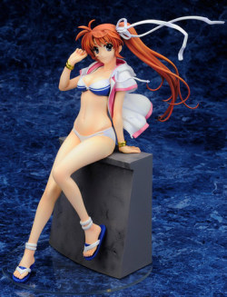 animefiginfo:  Alter released the Takamachi Nanoha (高町 なのは) -Summer holiday- 1/7 PVC figure form the anime series “Magical Girl Lyrical Nanoha Strikers” (魔法少女リリカルなのはStrikerS). Was released in May 2012. Around 240mm