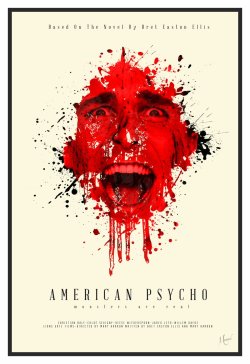 thepostermovement:  American Psycho by Johnny Mex