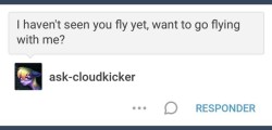 ask-cloudkicker: ask-neka-and-mandy:  ask-cloudkicker:   ask-neka: @ask-cloudkicker Should I rescue her?   Yes, please  Neka is safe @ask-neka-and-mandy  &lt;3