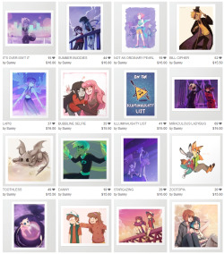 free worldwide shipping on everything + 10% off art prints on society6! :^)