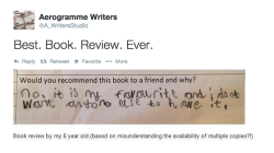 spoonful-of-mustard:  Most honest book review ever. 