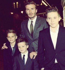 vitali-ty:  skinnn-ylove:  prettyxintense:  Well done, Beckham’s sperm.  my gorgeous little boys  and yes they actually are Burberry models 