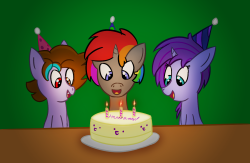 seafooddinner:Some birthday art I made for me, Shino, and Towie. Who could’ve guessed we’d have the same birthday on the same day? I hope you all enjoy what I made, especially @shinonsfw as he is an amazing artist. Happy Birthday! so many birthdays