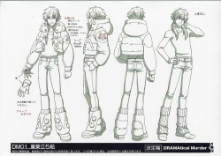 chiralatmdende:  I just managed to get a set of DMMd anime production refs sheets on Mandarake. I only have this preview and description : color sample,reference material color 8 sheets shadow casting reference,painting pattern,character,item,art setting