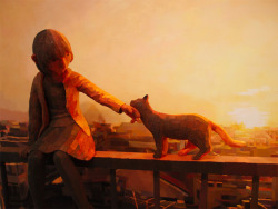 f-l-e-u-r-d-e-l-y-s:  Artist Shintaro Ohata Seamlessly Blends Sculpture and Canvas to Create 3D Paintings When first viewing the artwork of Shintaro Ohata up close it appears the scenes are made from simple oil paints, but take a step back and you’re