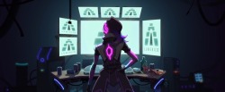 anamericananomaly:  sunnysundown:  themorganiser:  Sombra is a confirmed dorito loving hacker  ugh, please dont  Gremlin sombra when?   you dont understand~ she’s already here~