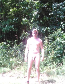 Out nude Hiking on trails of Pennsylvania