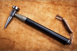 gunsknivesgear:  Marsh War Hammer. This is just a cruel-looking weapon. War hammers were developed for use against armored foes.  Cutting or slashing has little effect on armor, but a crushing hammer blow simply bends the armor inwards, deforming skulls