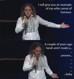bathory669:  wackyshenanigans:   i have never seen a post with a plot twist like this before  This is the exact mix of wonderful and awful parenting I expect most tumblr users will display in later life.  Tim Minchin is a national treasure &lt;3 
