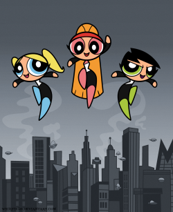 clxcool:  stevraybro:  dust-in-my-eyes:     I’ve loved @crackmccraigen ‘s Powerpuff Girls since I was a little kid, although I haven’t really drawn much fanart for them.  But recently I realized that I hardly ever saw any fanart of the girls aged-up