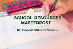 dicklips-shakirahips:  punkrcks:  A masterpost on things that you could use to do better in school, and maybe to cheat just a little bit.   Didn’t Listen In Class?   Crash Course Khan Academy Best Damn Tutoring The Video Math Tutor Calculators &amp;